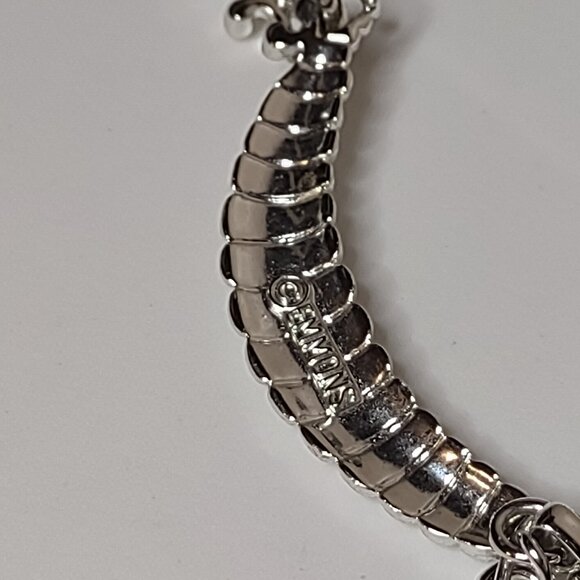 15 Inch Silver Tone Emmons Necklace - Picture 10 of 14